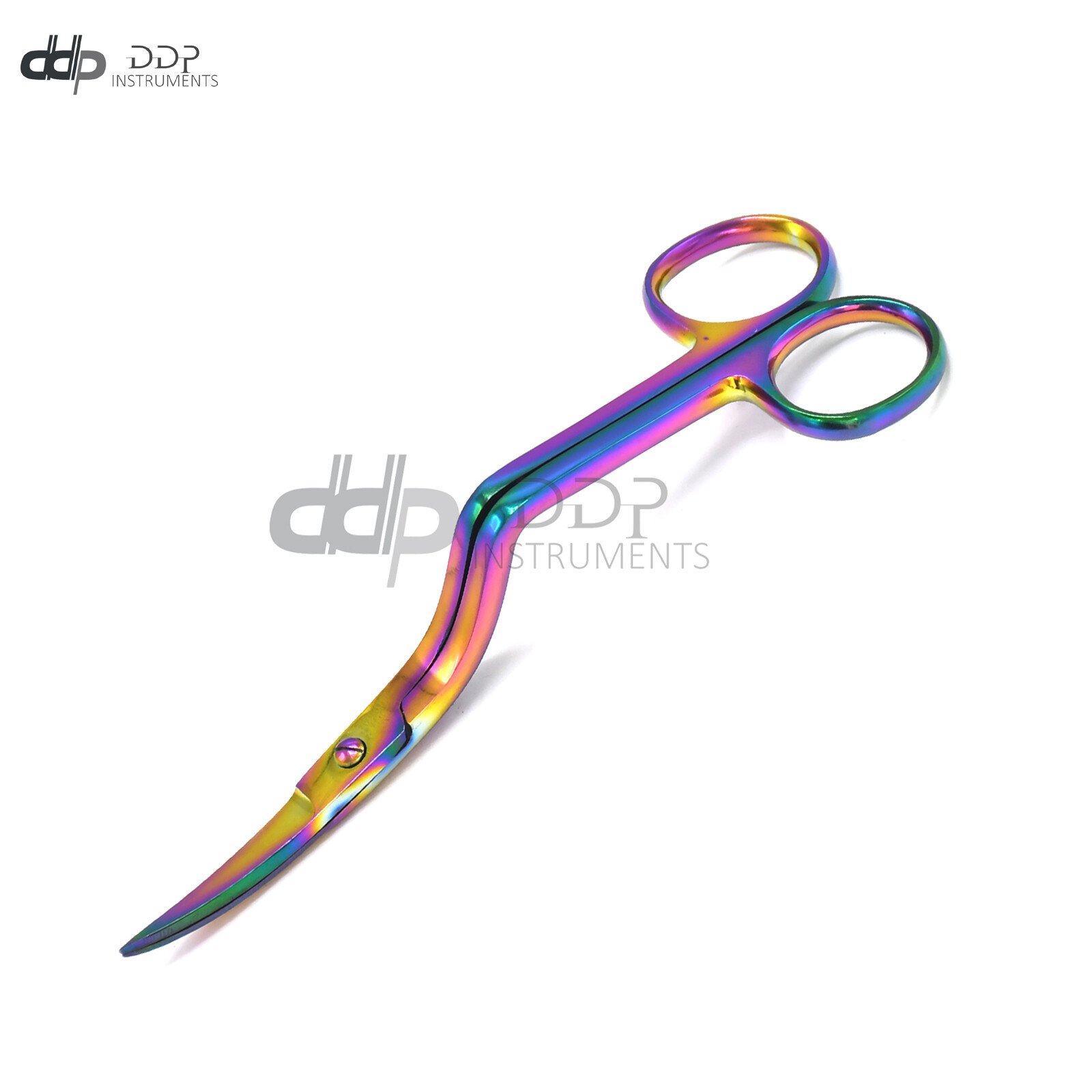 6" Large Double Curved Scissors Multi Color Stainless Steel Embroidery Supplies