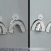 8 Impression Trays Solid PERFORATED Dental Instruments