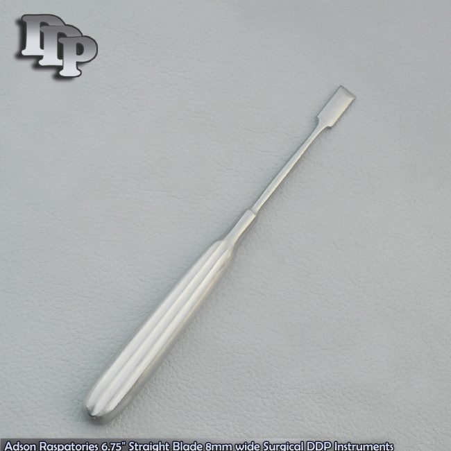 Adson Raspatories 6.75" Straight Blade 8mm wide Surgical Instruments