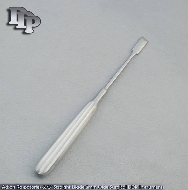 Adson Raspatories 6.75" Straight Blade 8mm wide Surgical Instruments