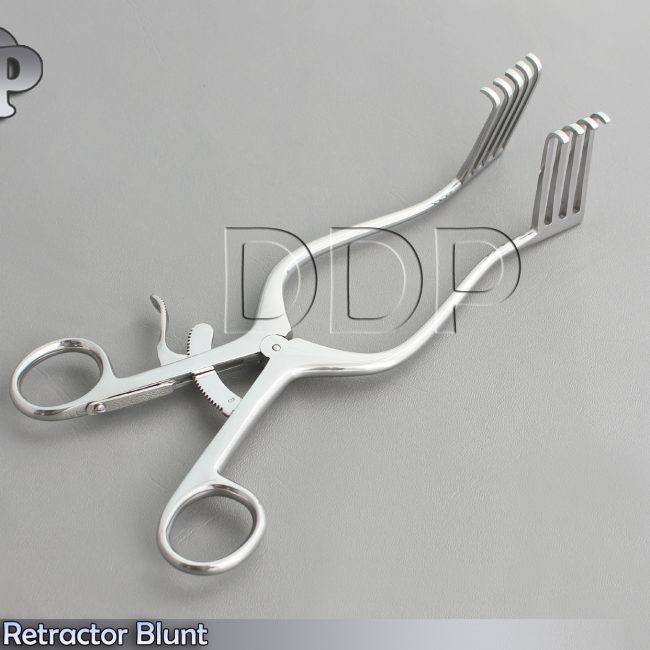 Adson Retractor Blunt 5x4 Prong 9" Blade Lenght 50mm Surgical Instruments