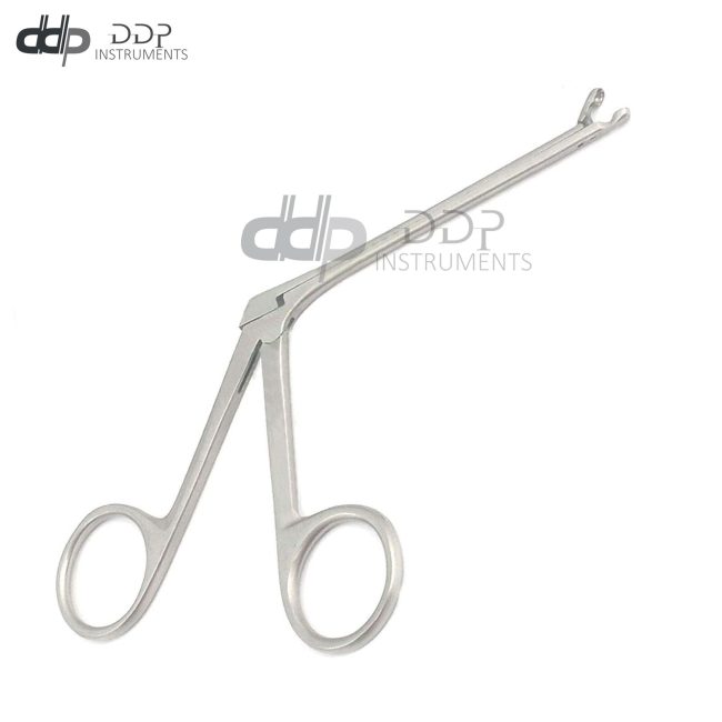 Alligator Micro Ear Forceps Straight Oval Cup 3" Delicate ENT Surgical Inst