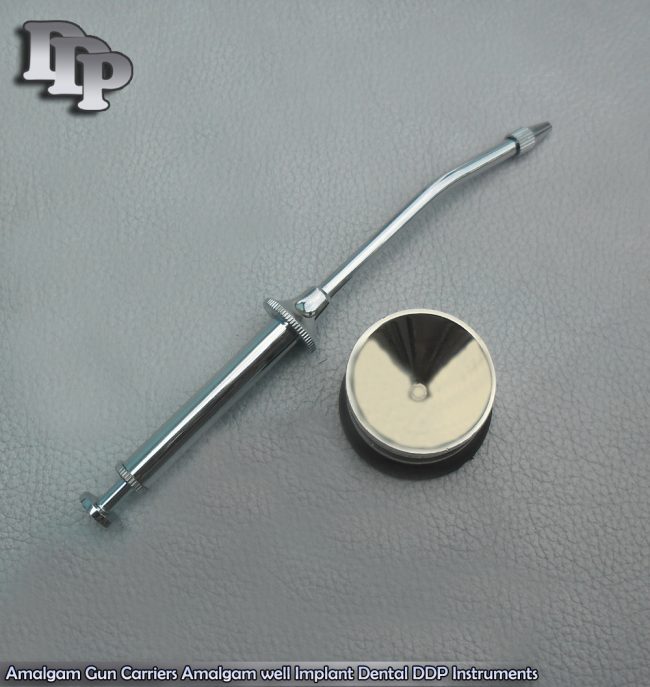 Amalgam Gun Carriers+ Amalgam well Implant Dental Instruments
