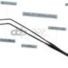 Black Curved Aquarium Tweezers 15'' Stainless Steel Curved Tweezers DS-1431