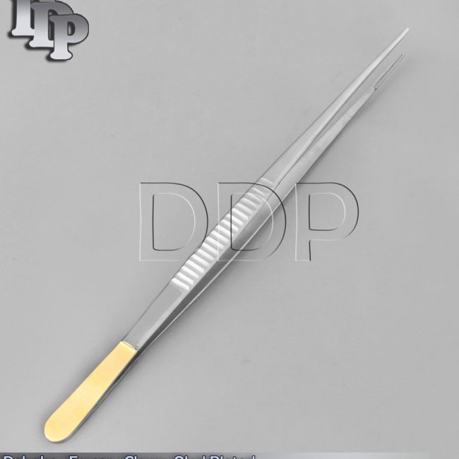 DEBAKEY ATRAUMATIC ARTERY FORCEPS CLAMP 12" GOLD HANDLE ENT SURGICAL INSTRUMENTS