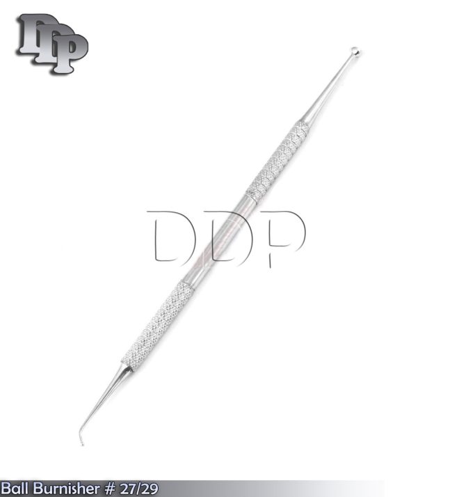 DENTAL BALL BURNISHER AMALGAM 27/29  PLASTIC FILLING RESTORATIVE COMPOSITE INSTR