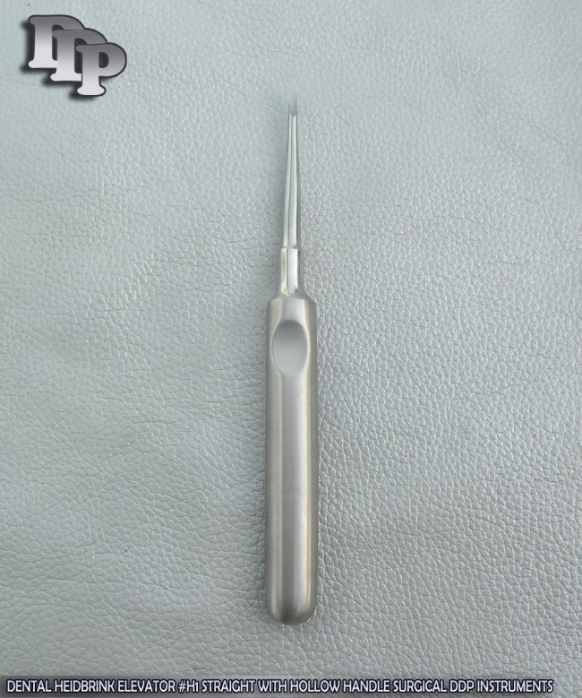 DENTAL HEIDBRINK ELEVATOR #H1 STRAIGHT WITH HOLLOW HANDLE SURGICAL INSTRUMENTS