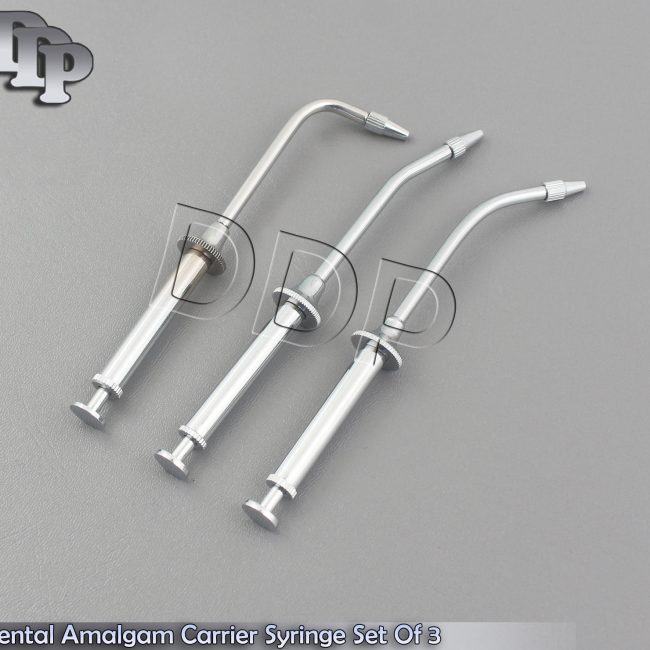Dental Amalgam Carrier Gun Syringes 30°, 45°, 90° Restorative Filling Instrument