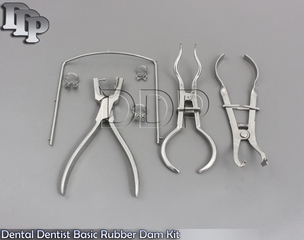 Dental Dentist Basic Rubber Dam Kit Dental Surgical Instruments Set DN-445