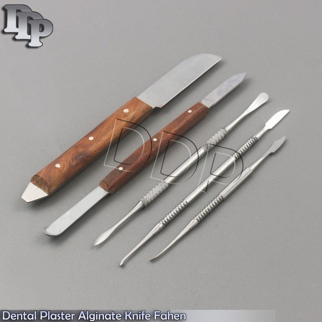 Dental Plaster Alginate Knife Fahen Zahle Beale Lecron Waxing-Modelling Carvers