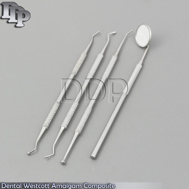 Dental Westcott Amalgam Composite Cavities Filling Instrument Restorative 4 Pcs