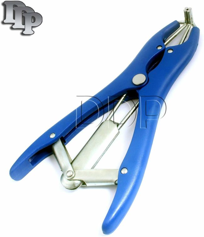 Elastrator Blue Stretching Forceps Pla Veterinary Instruments