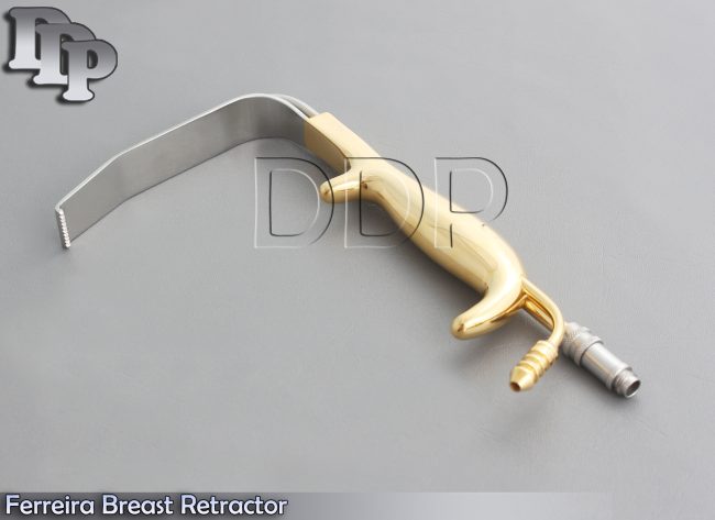 Ferreira Breast Retractor Gold Plated Surgery Retractor 9"×4.75"×1" ,BST-01