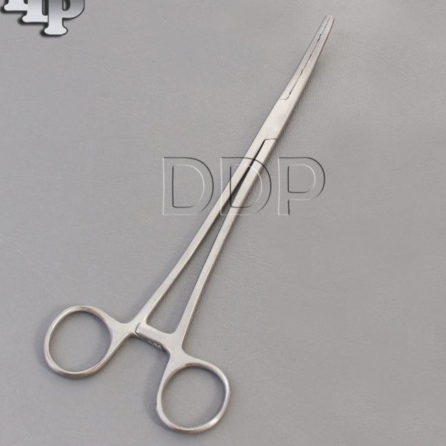 HEANEY Forceps 8.25" (21 cm) Single Tooth, Curved