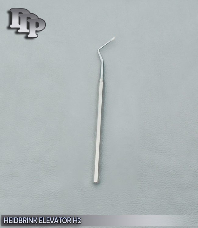 Heidbrink Root Tip Elevator Single Ended # H2 Dental Instruments