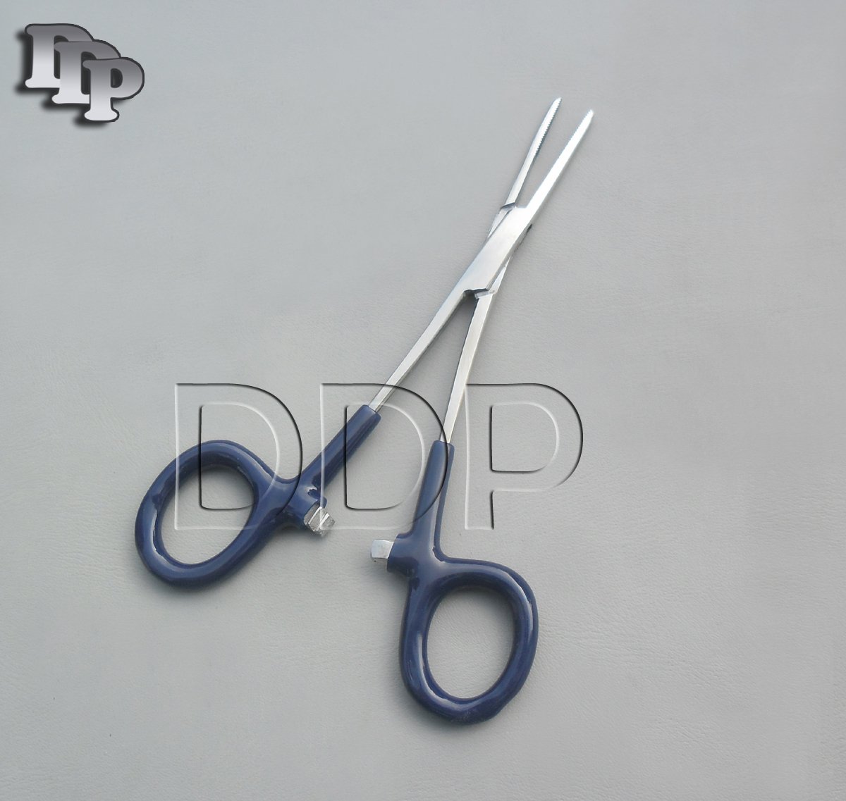 Hemostats Kelly Forceps Surgical Instruments, Blue Dep Handle 6.25" Straight