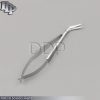 Katzin Corneal Transplant Scissors 4" Strong Curved Right