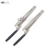 Lot Of 2 Pcs Rubber Tipped Tweezers Articulating Type Pvc Coated Tips Cross Lock