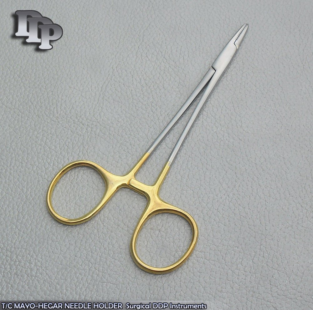 NEW T/C MAYO HEGAR NEEDLE HOLDER 15CM DENTAL SURGICAL INSTRUMENTS - Image 3