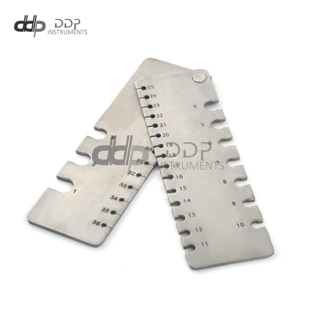 New 1 - 36 Standard Wire Gauge Precision Measuring Instrument Stainless WG-005
