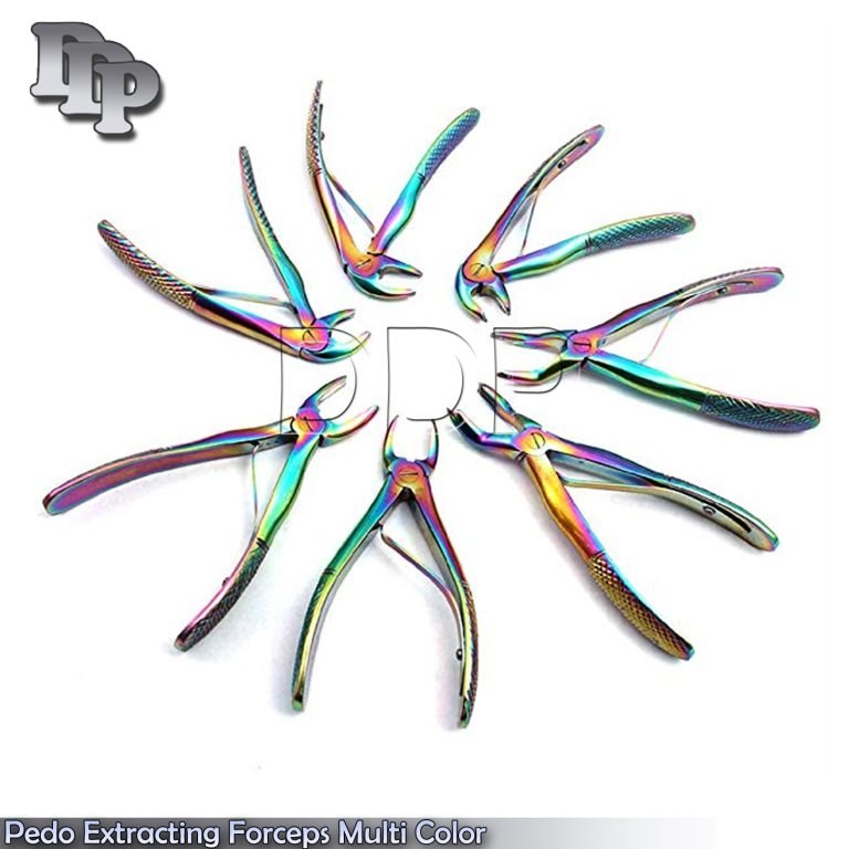 New PEDO 7 GERMAN STAINLESS DENTAL EXTRACTING EXTRACTION FORCEPS DENTAL-Rainbow