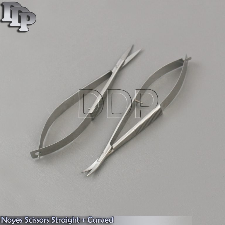 Noyes Scissors Straight + Curved 11.5cm Ophthalmic Surgical Oral Surgery Shears