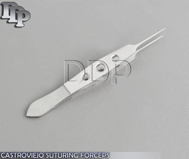 O R GRADE SINDER-CASTROVIEJO SUTURING FORCEPS 4.5"
