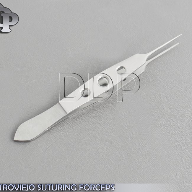 O R GRADE SINDER-CASTROVIEJO SUTURING FORCEPS 4.5"