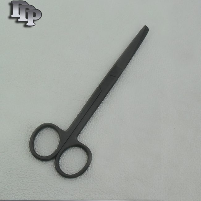 Operating Dissecting Scissor 5.5'' Sharp Blunt Black Coated Surgical Instruments