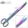 Operating Scissors Multi Color Rainbow Sh/bL 5.5" Curved Surgical Instruments