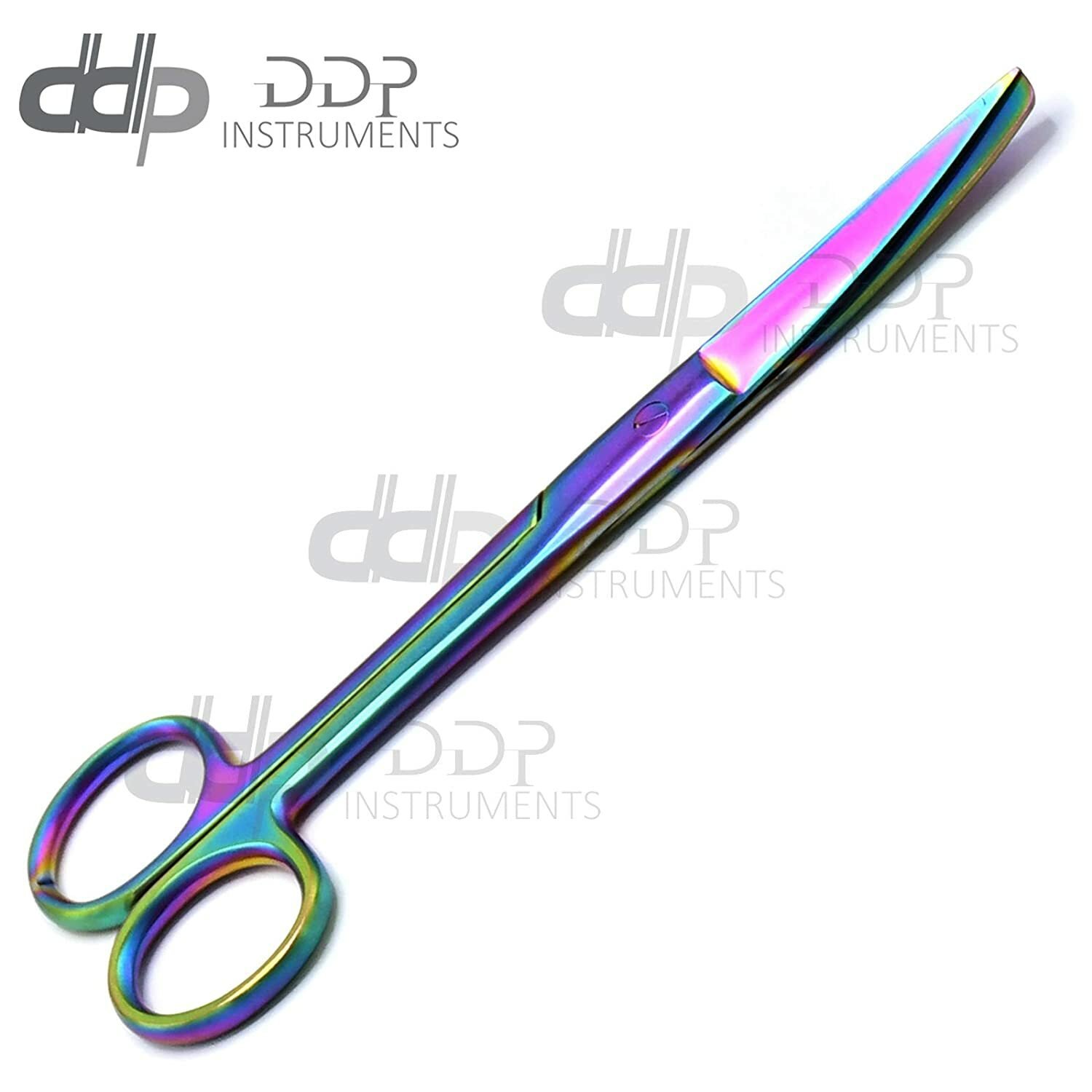 Operating Scissors Multi Color Rainbow Sh/bL 5.5" Curved Surgical Instruments - Image 3