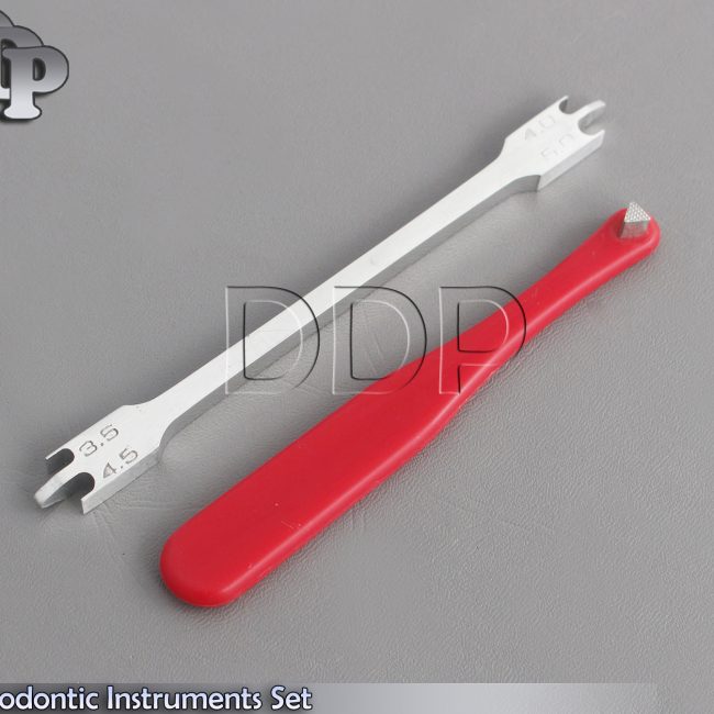 Orthodontic Instrument Bracket Height Gauge and Band Pusher Bite High Heat Stick