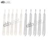 PREMIUM GERMAN DENTAL SCALPEL HANDLE #3 LOT OF 10pcs STAINLESS STEEL SURGICAL