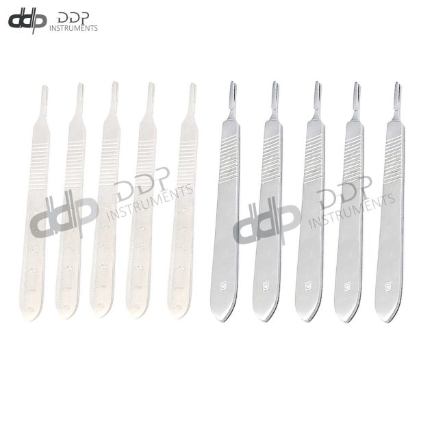 PREMIUM GERMAN DENTAL SCALPEL HANDLE #3 LOT OF 10pcs STAINLESS STEEL SURGICAL