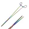 Pean Hemostat Locking Forceps 16" Straight Multi Color Surgical Inst DS-2462