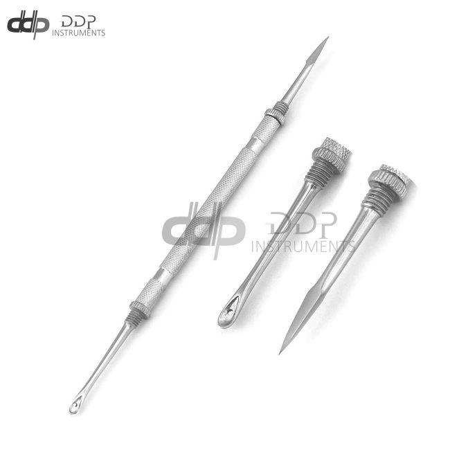 Pimple Popper Tool Kit Blackhead Extractor Comedone Lancet Acne Spot Whitehead