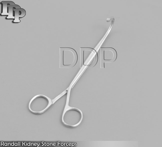 Randall Kidney Stone Forceps 7.5'' Full Curved Surgical & Veterinary Instrument