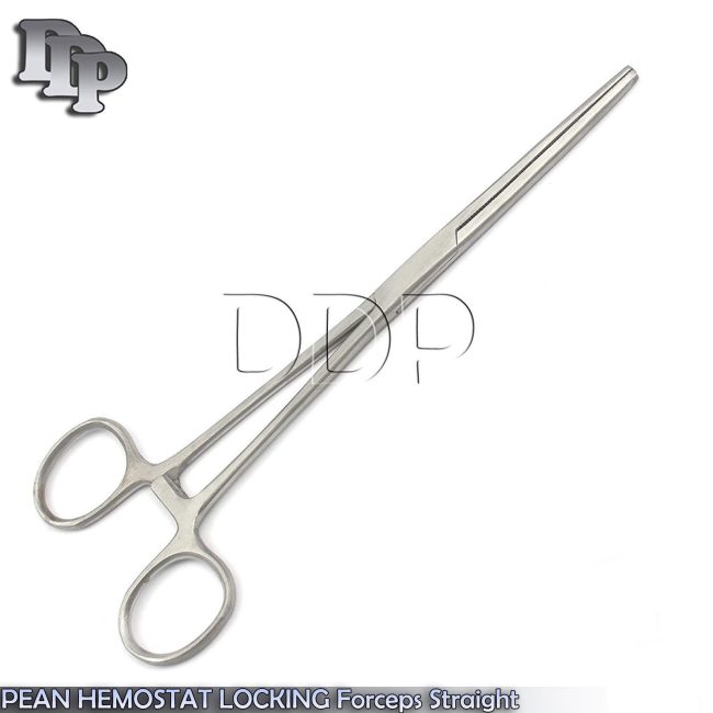 STAINLESS STEEL PEAN FORCEP STRAIGHT SERRATED TIP 5.5"-24" (Choose an option)