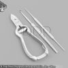 Set Of Toe Nail Nipper, Black Nail File, Ear Wax Cleaner New Kit,BTS-91