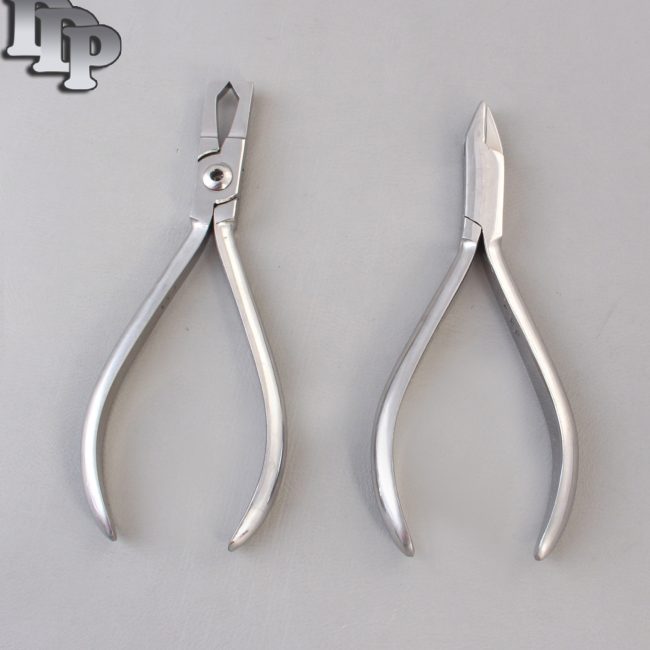 Set of 2 Aderer 3 Prong Plier & Bracket Remover Plier Straight Orthodontic