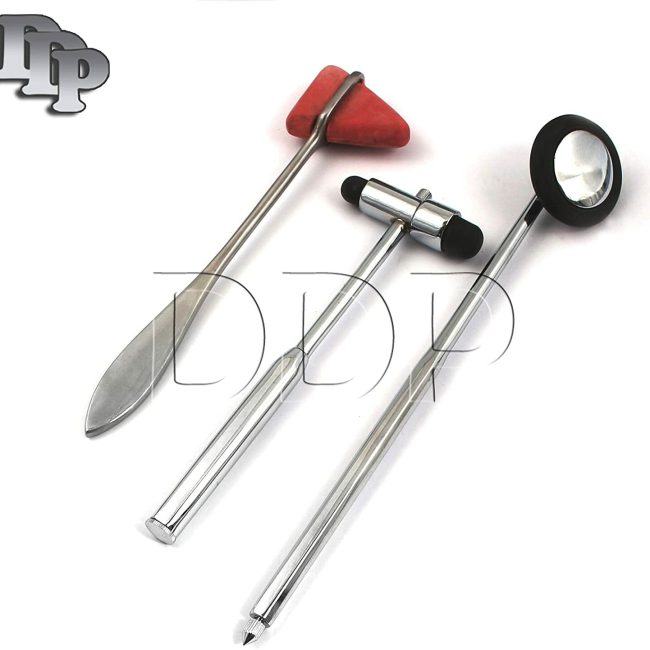 Set of 3 Pcs Reflex Taylor + Babinski + Buck Percussion Hammer Mallets