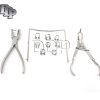 Starter Rubber Dam Kit of 11 Dental Surgical Instruments DN-2137