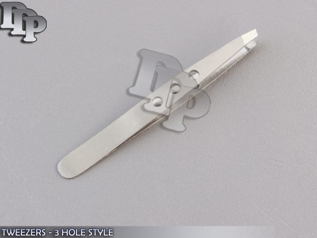 TWEEZERS - 3 HOLE STYLE pro grade Manicure beauty Item