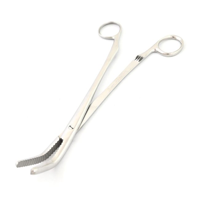 Wertheim Hysterectomy Clamp Forceps 9.5'' (45° Degree) Surgical Inst DS-1868