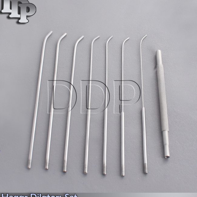 1-Hegar Dilators Set 8-Pieces Gynecology Surgical Instruments New