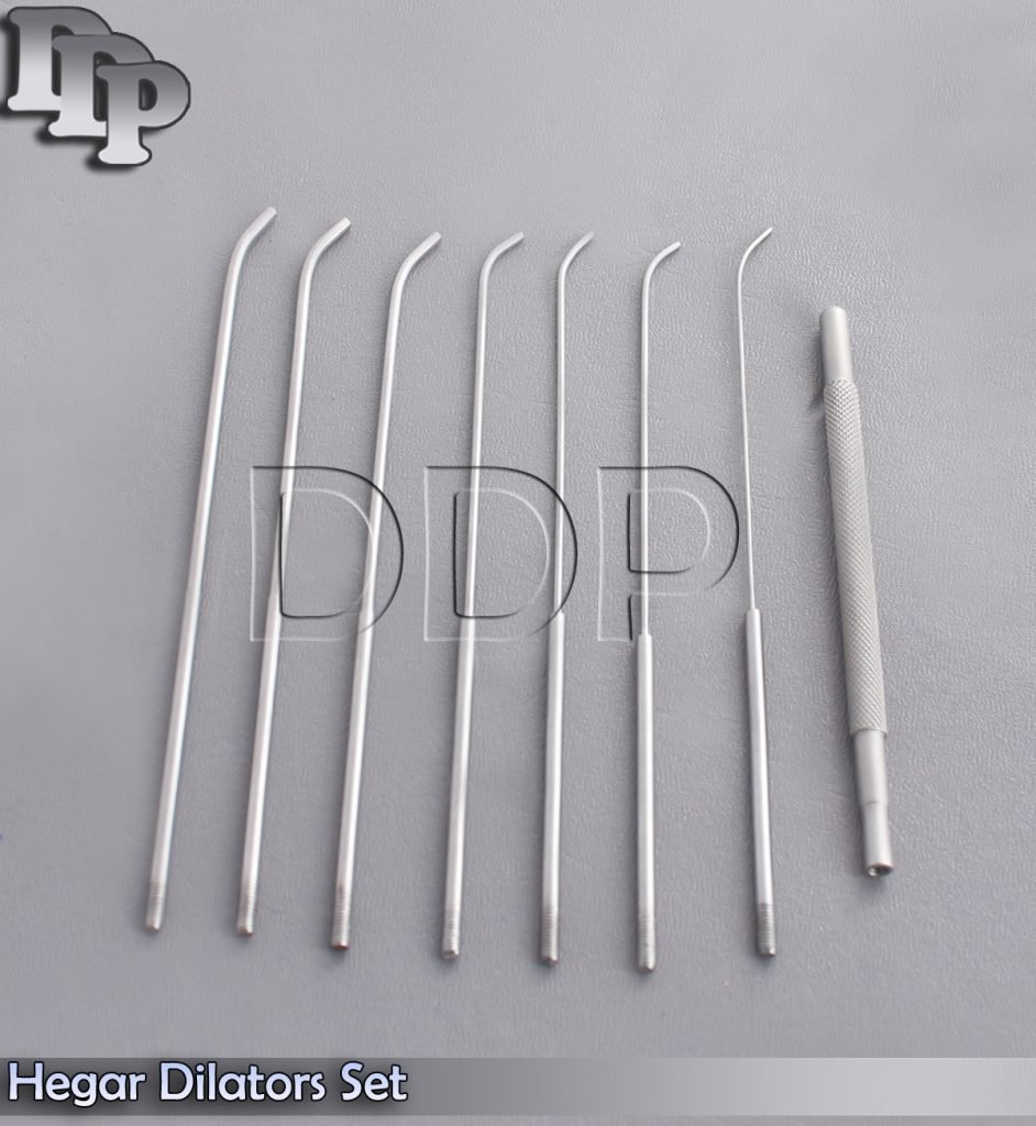 1-Hegar Dilators Set 8-Pieces Gynecology Surgical Instruments New