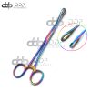 1 Pc Sponge Forceps 7'' Straight Un-Slotted Multi Color Surgical Instruments