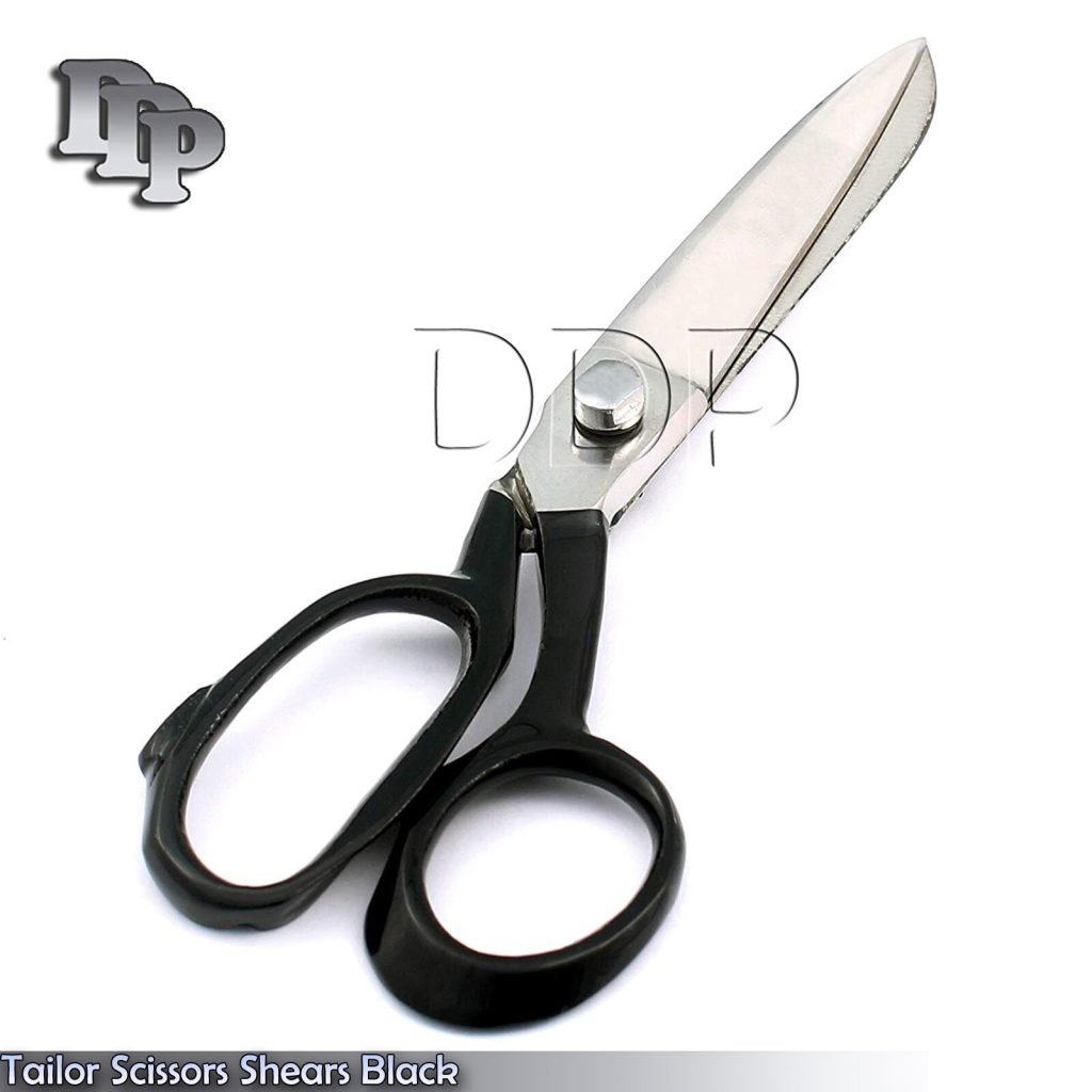 10" HEAVY DUTY CARPET / UPHOLSTERY SHEARS TAILOR SCISSORS Fabric Black