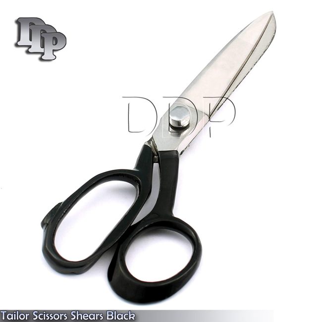 10" HEAVY DUTY CARPET / UPHOLSTERY SHEARS TAILOR SCISSORS Fabric Black