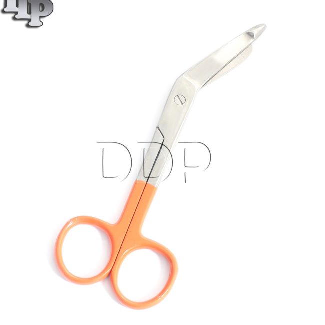 10 Pieces Bandage Scissor 5.5'' Orange Handle Paramedic EMS Nurse Uniform